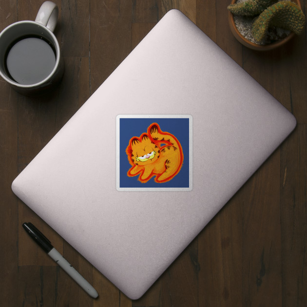 The Lasagna King - Garfield - Sticker