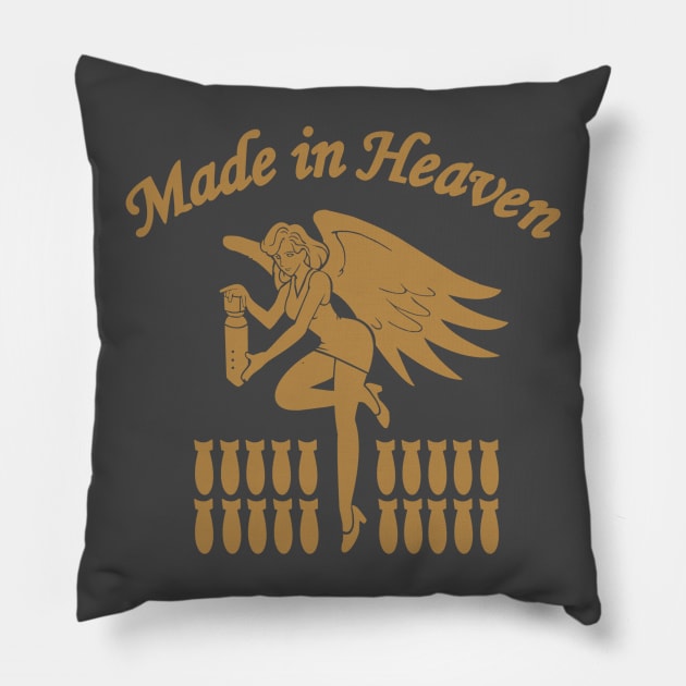 Made in Heaven - Claire Redfield Pillow by Aendovah