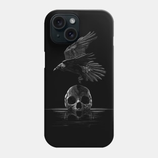 Raven and Skull Phone Case