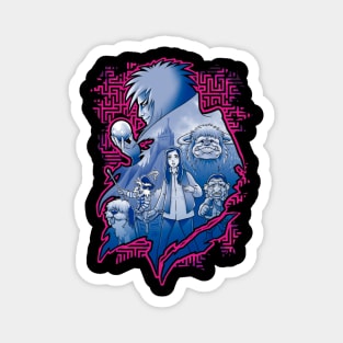 The Labyrinth Captivating Characters Magnet