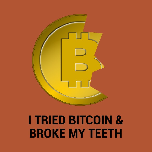 Bitcoin Teeth (light) by tztees