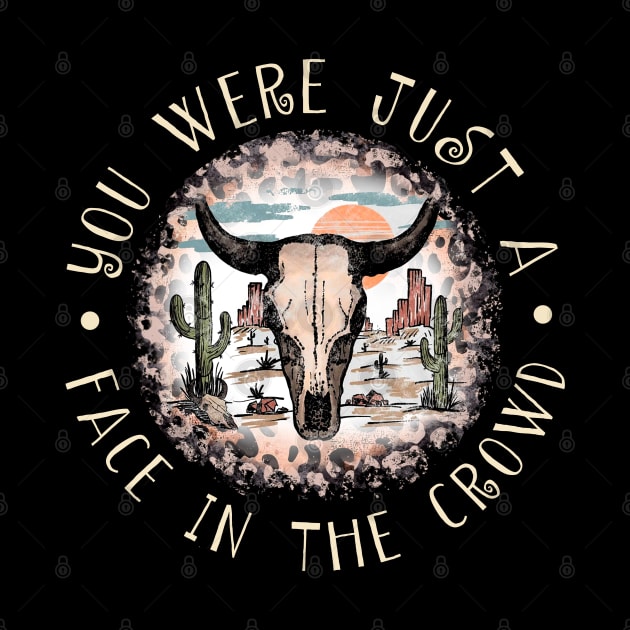 You Were Just A Face In The Crowd Bull Leopard Cactus by Creative feather