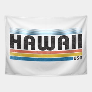 80s Retro Vintage Hawaii USA Tapestry