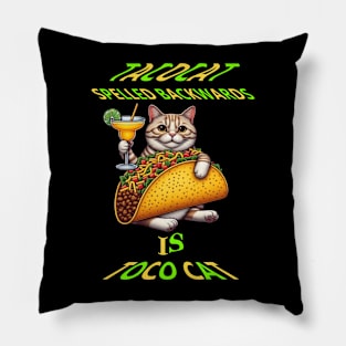 Taco Cats Fiesta Pillow