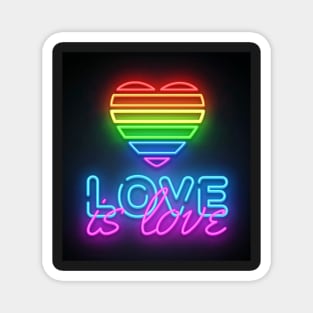 Love is love No. 1 Magnet