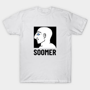 Doomer Wojak Meme Messy Boomer Doomed Nihilist T-Shirt