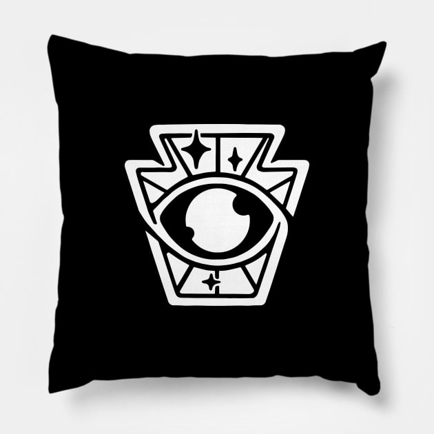 The Keystone State Pillow by Clickpop