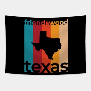 Friendswood Texas Retro Tapestry