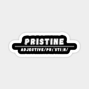 Word Pristine Magnet