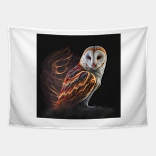 Barn Owl Wisps 02 Tapestry