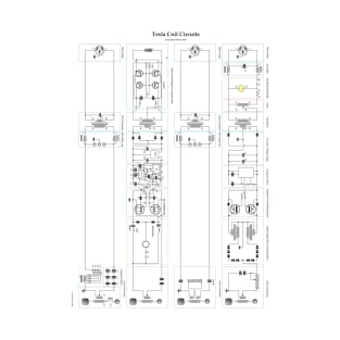 Tesla Coil Circuits T-Shirt