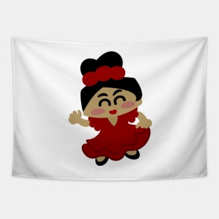 Flamenca Kawaii Tapestry