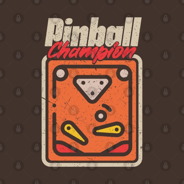 Vintage Pinball Champion by Issho Ni