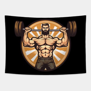 Bodybuilder Tapestry