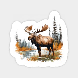 Moose Nature Magnet