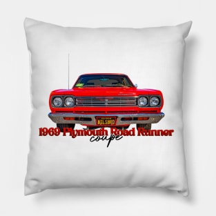 1969 Plymouth Road Runner Coupe Pillow