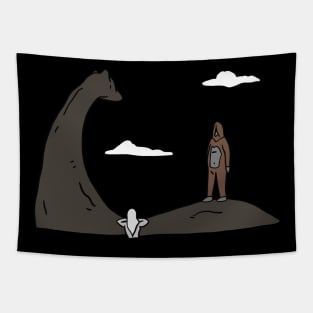 Sassy the Sasquatch Tapestry