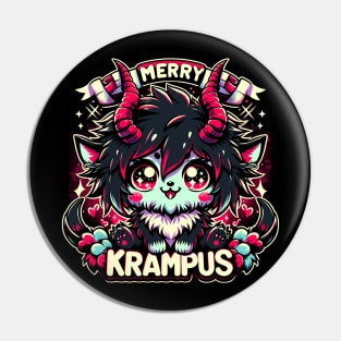 Kawaii Krampus Men Women Kids Merry Krampus Ugly Christmas Pin