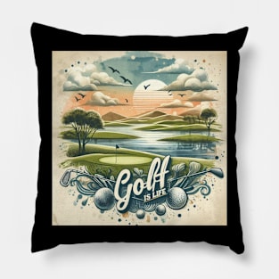 Golf is my Life . Pillow