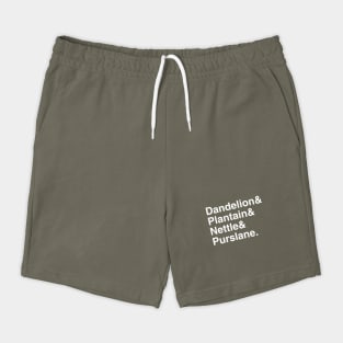 Plant Names Ampersand Shorts