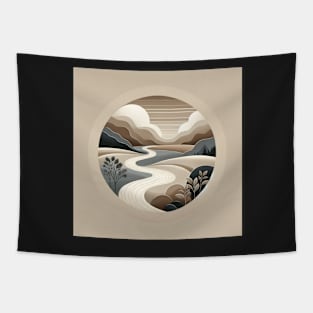 Meandering Essence: Earth's Gentle Curves Tapestry