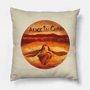 Vintage aic sunset Pillow