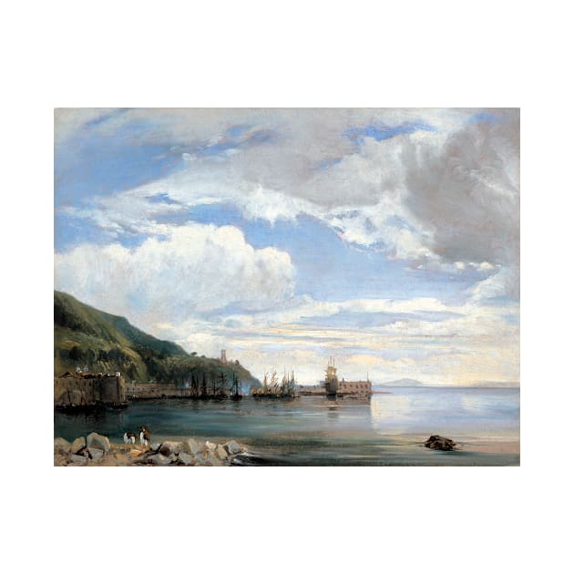 François Antoine Léon Fleury On the Bay of Naples by pdpress