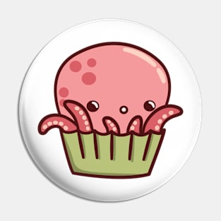 Octopus cupcake Pin