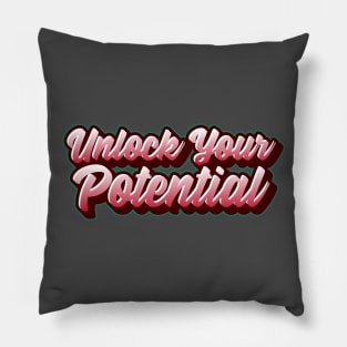 Unlock Your Potential Pillow