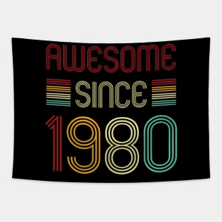 Vintage Awesome Since 1980 Tapestry