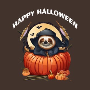 A funny sloth celebrating Halloween T-Shirt