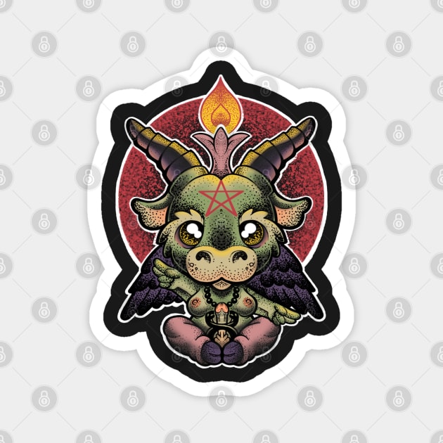 Baby Baph Color Magnet by InkyMcStapleface