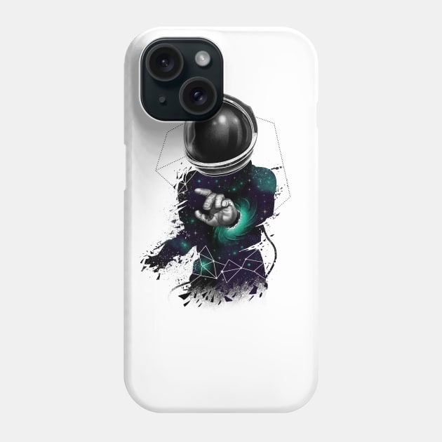 Space Warp Phone Case by Vincent Trinidad Art