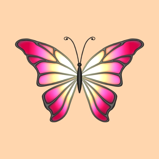 Butterflies Pink by Samr Shop