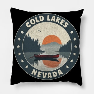 Cold Lakes Nevada Sunset Pillow