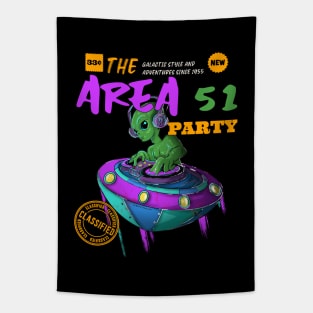 Music DJ Space Alien Tapestry