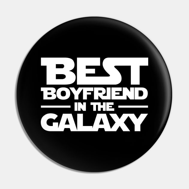 Best Boyfriend In The Galaxy I Girlfriend Star Design Pin by az_Designs