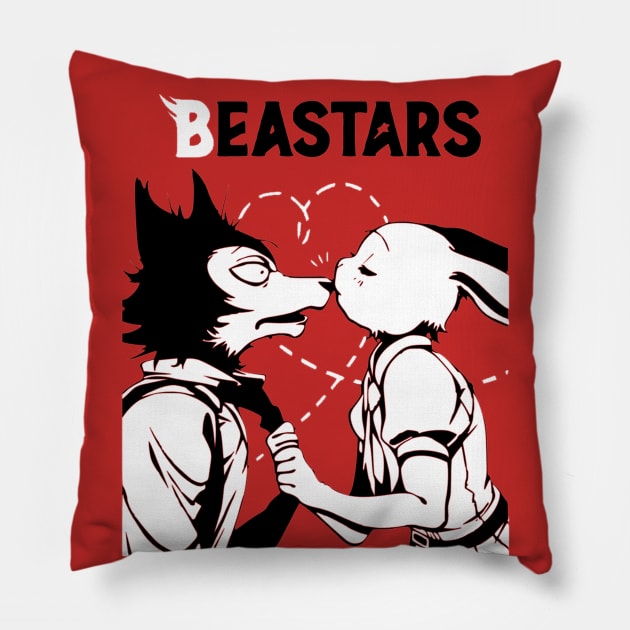 Legosi and Haru Beastars Pillow by OtakuPapercraft