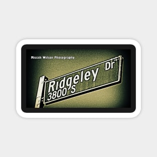 Ridgeley Drive, Los Angeles, California by Mistah Wilson Magnet