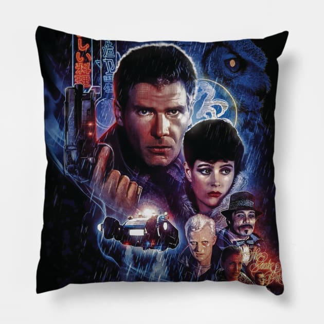 Runner Pillow by spaceboycomics