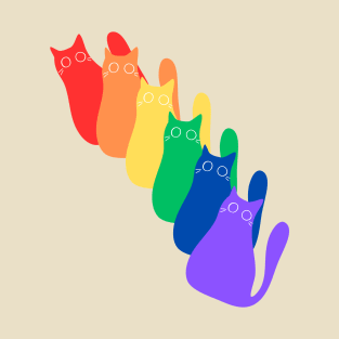 Rainbow Cats T-Shirt