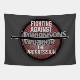 Fighting Against The Progression- Parkinsons Warrior Tapestry