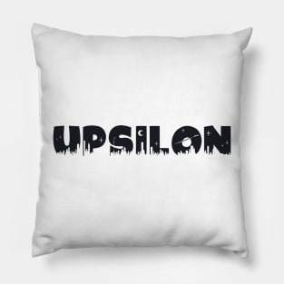 Upsilon Cityscape Letters Pillow