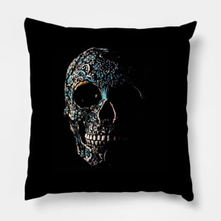 Sugar skull art graphic Pillow