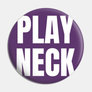 Play Neck White Pin