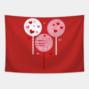 Valentines Lollipop Tapestry