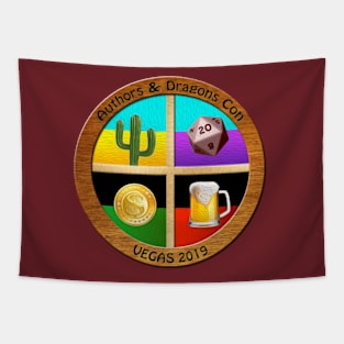 Vegas Con Badge of Honor Tapestry