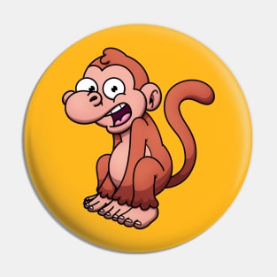 Cute Monkey Pin