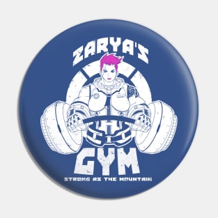 Zarya's gym Pin