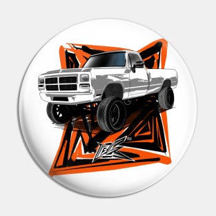 dodge first gen truck white Pin